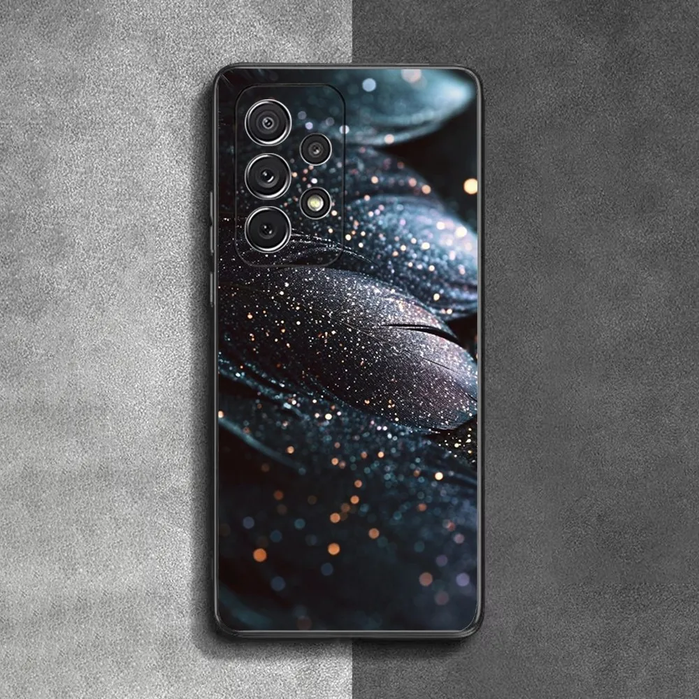 Feather light and airy Phone Case For Samsung S24 23 22 30 21 10 9 Ultra Plus Lite FE Soft Silicone Black Cover