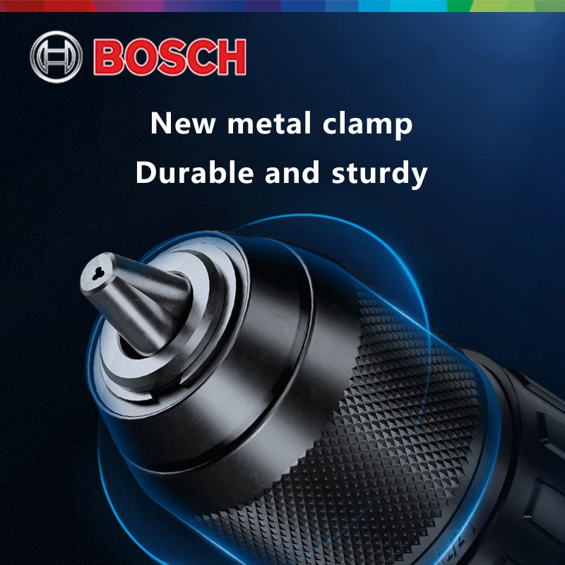 Фото Бесщеточная электрическая дрель BOSCH GSR183 Li, 18 В, бытовая ударная дрель, аккумуляторная отвертка, оригинальный электроинструмент №4