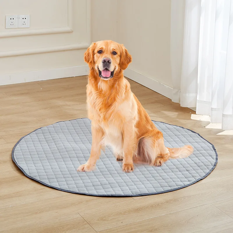 

Коврик для тренировки собак круглый большой моющийся коврик для питомца моющийся супер впитывающий нескользящий автомобильный коврик для ...