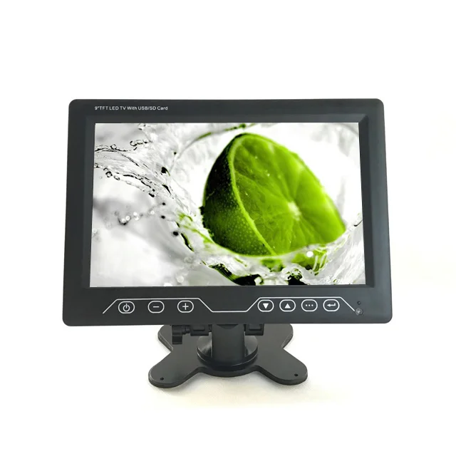

Hot selling car lcd monitor with AV input car 7'' 9inch mini tv