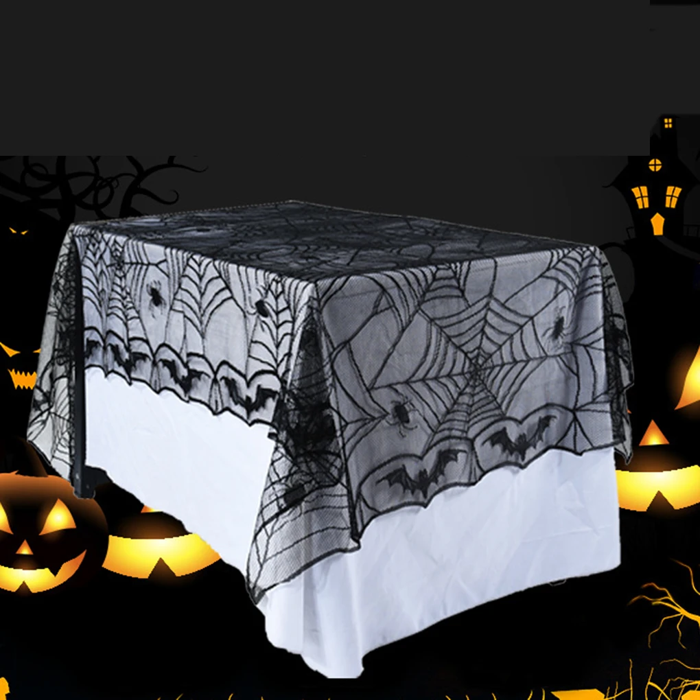 

1 шт., декоративная кружевная скатерть в виде черепа