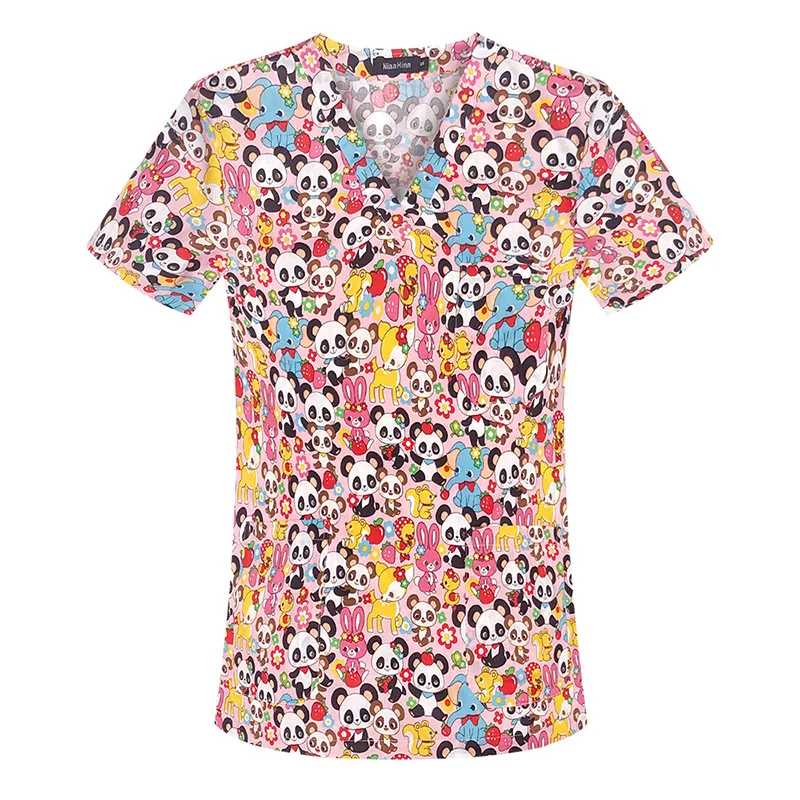 

Dental Clinic Tops Nursing Scrub Uniforms Unisex Hospital Doctor Nurse Surgical Pharmacy Veterinary Workwear Pet Nurse Uniforms