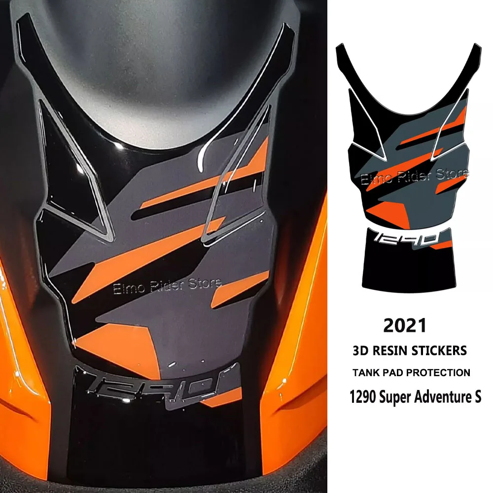 Для 1290 Super Adventure S 2021 3D гелевая наклейка из эпоксидной смолы защитная на бак