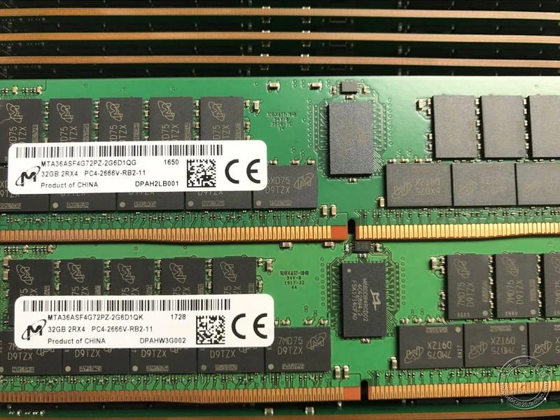 

RAM MT оригинальная 32G DDR4 2RX4 2666V REG ECC Серверная память 32GB 1 шт.