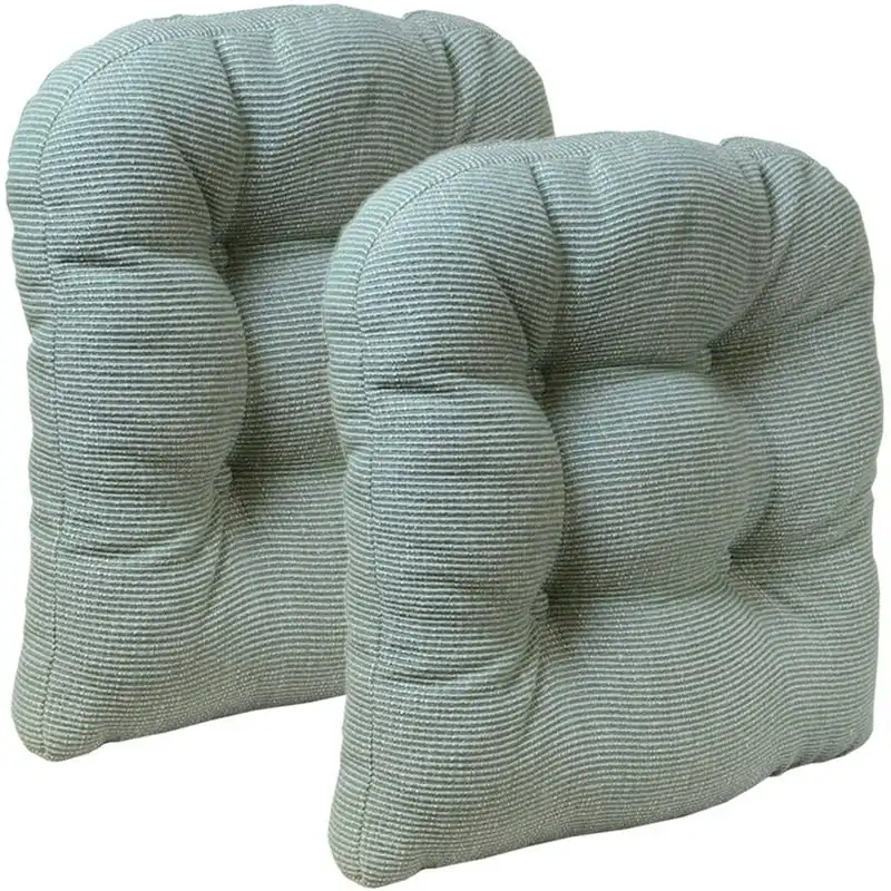

15" x 15" Tufted Chair Cushions, Set of 2