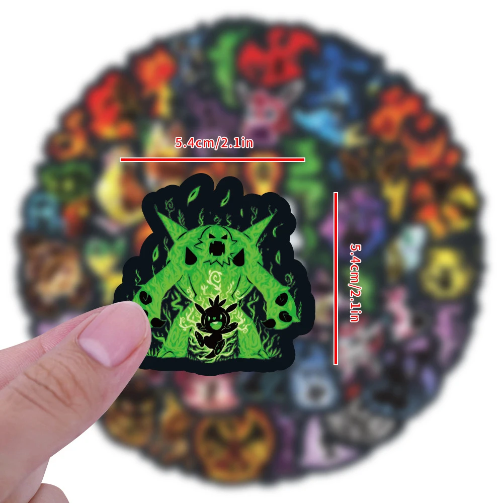 Наклейки неоновые цветочные для скейтборда ноутбука автомобиля гитары