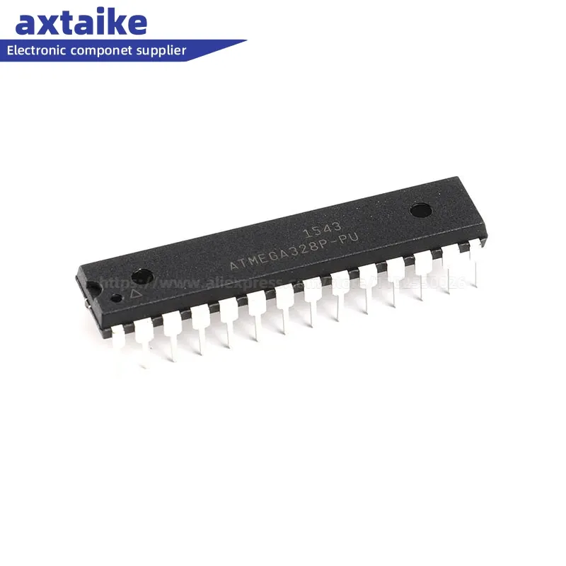 

ATMEGA328P-PU ATMEGA328P ATMEGA328 DIP-28 8bit Microcontrollers MCU 32KB In-system Flash 20MHz 1.8V-5.5V DIP IC