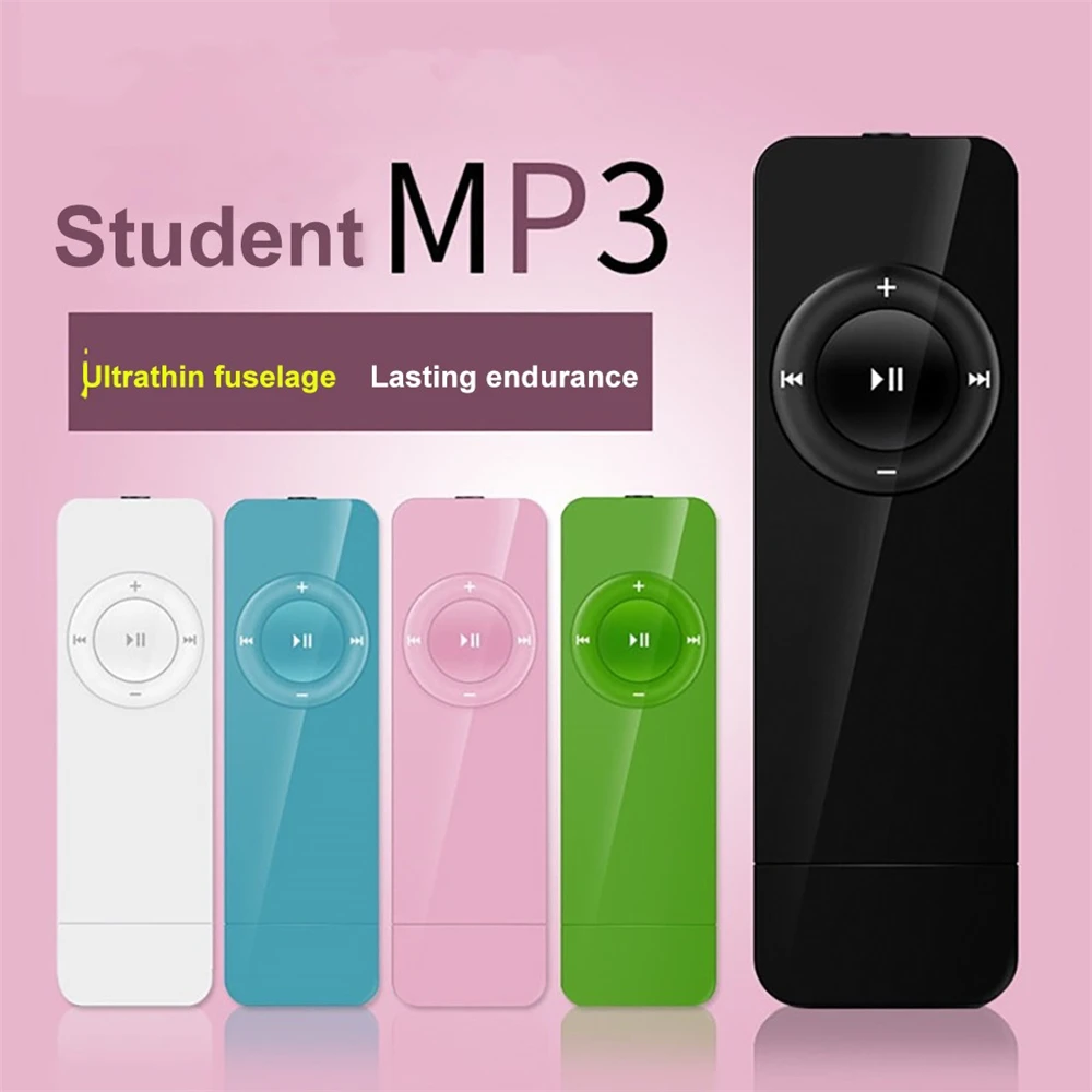 

U Disk USB Micro TF Card MP3 Player Lossless Sound Media Sport Music Player with Lanyard for Student Kids Gifts