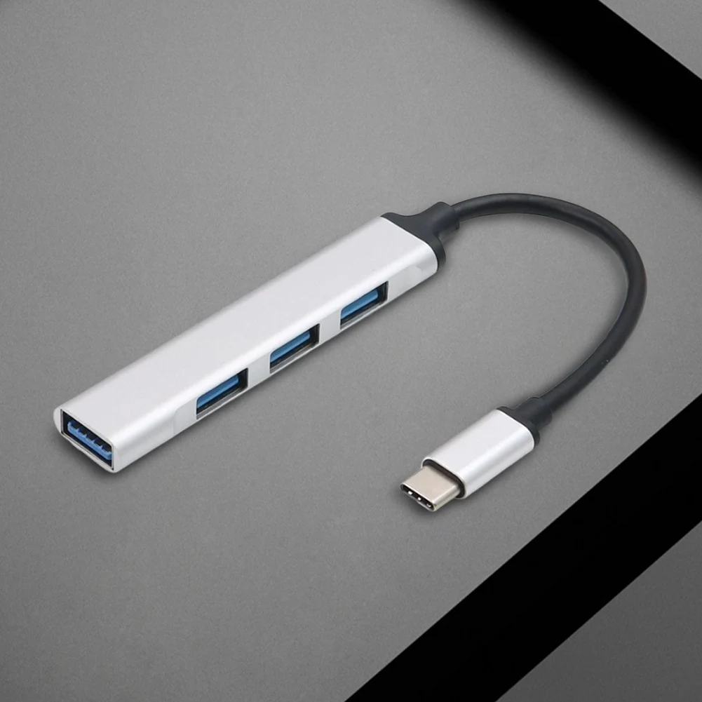 Адаптер-концентратор 4-в-1 USB 3.0 5 Гбит/с USB-разветвитель USB-концентратор данных C к