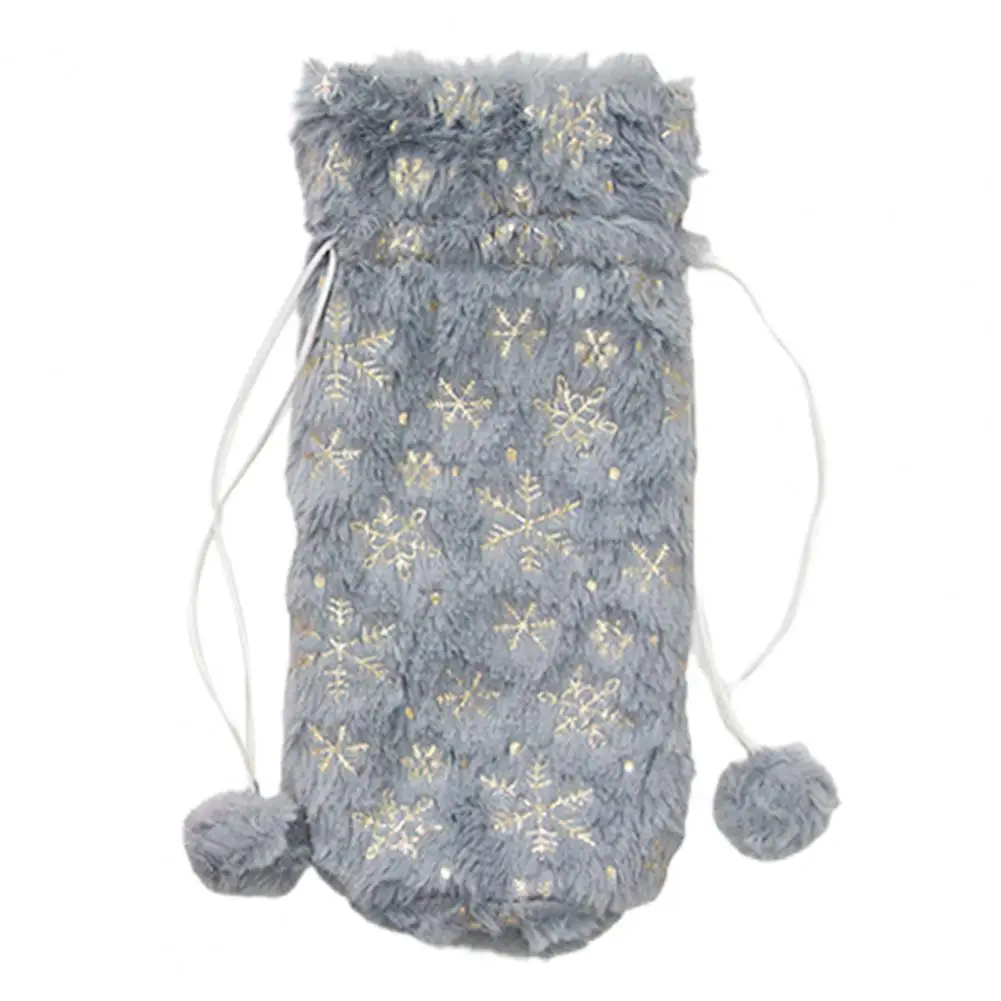 

Декор для винной бутылки, милый многоразовый дизайн сцены, Рождественский рукав для винной бутылки, Декор, рукав для винной бутылки для дома