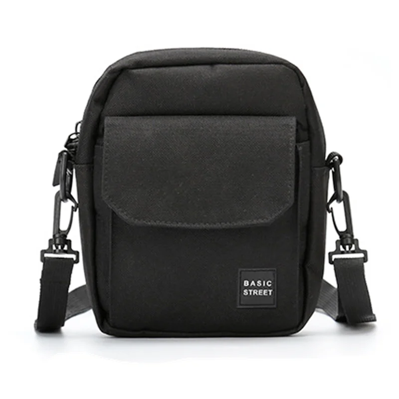

Fashion Men's Bag Canvas Small Shoulder Bag Trendy Diagonal Chest Bag Lightweight Boy Mini Casual Bag Mobile Phone Waist Pack