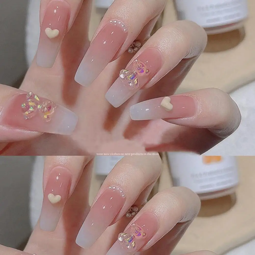 50 шт. тонких вещей для дизайна ногтей в форме лестницы миндаль с длинным