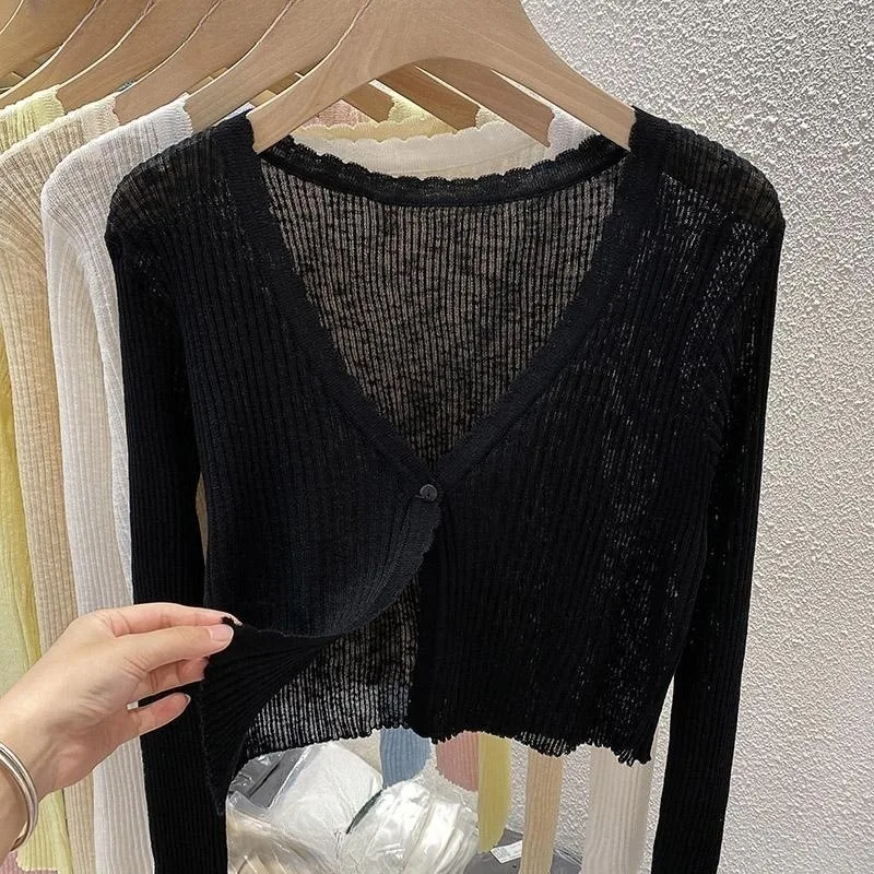 Модные женские кардиганы Солнцезащитная накидка из вискозы женская вязаная шаль