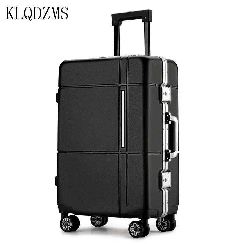 KLQDZMS Luggage Male And Female Password Box 26-Inch Large-capacity Suitcase 20-Inch Mute Universal Wheel Boarding Case