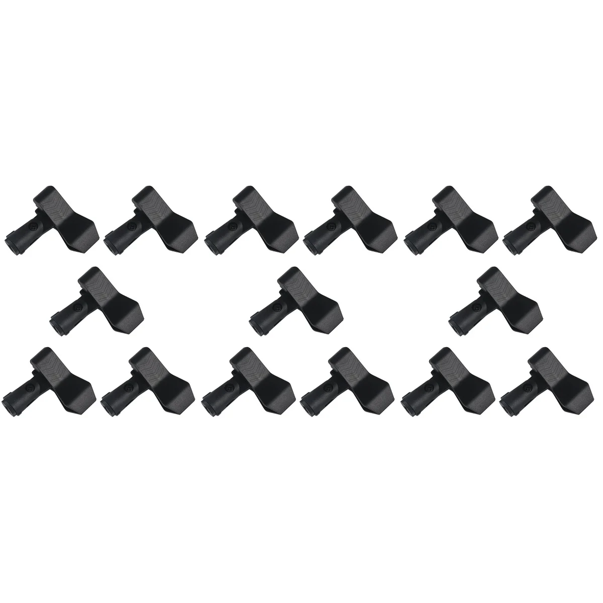 

15 Pcs Microphone Clip Clip Microphone Drum Mic Clips Handheld Microphone Mount Plastic Music Recording Mic Clip