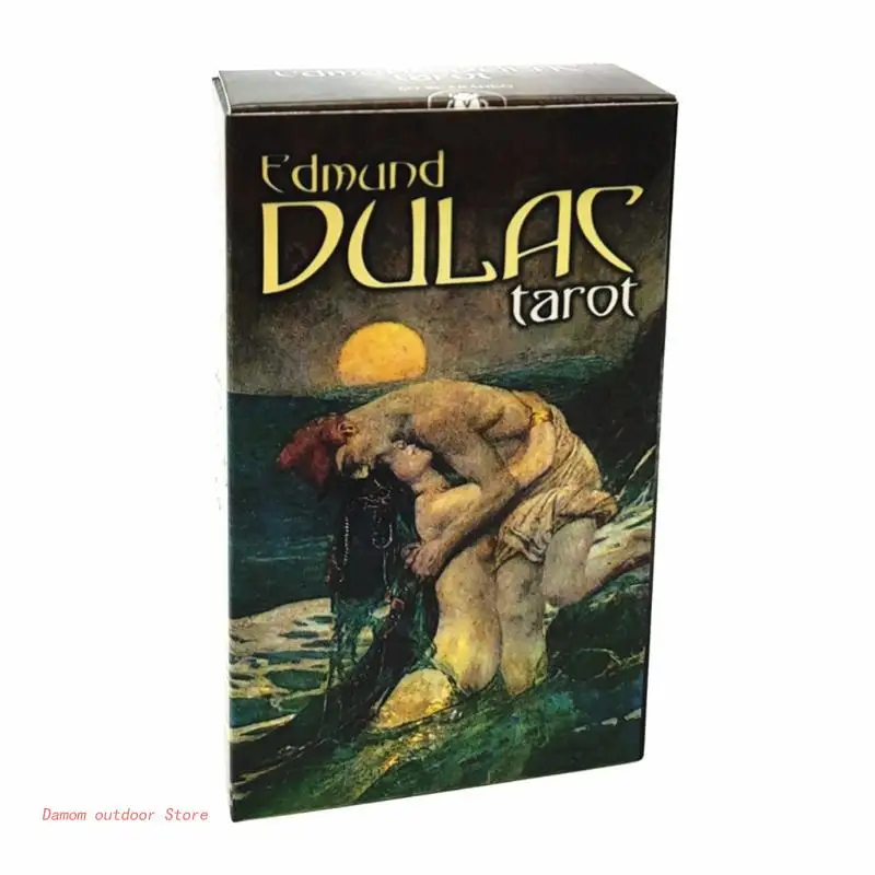 

425E Edmund Dulac Tarot Cards Full English 78-Card Deck for Oracle Party Divination Fate Board Game