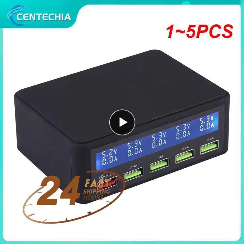 

1~5PCS Universal 65W Multi USB Charger For 11 12 13 Carregador LCD Portatil Quick Charge QC3.0 PD Charge