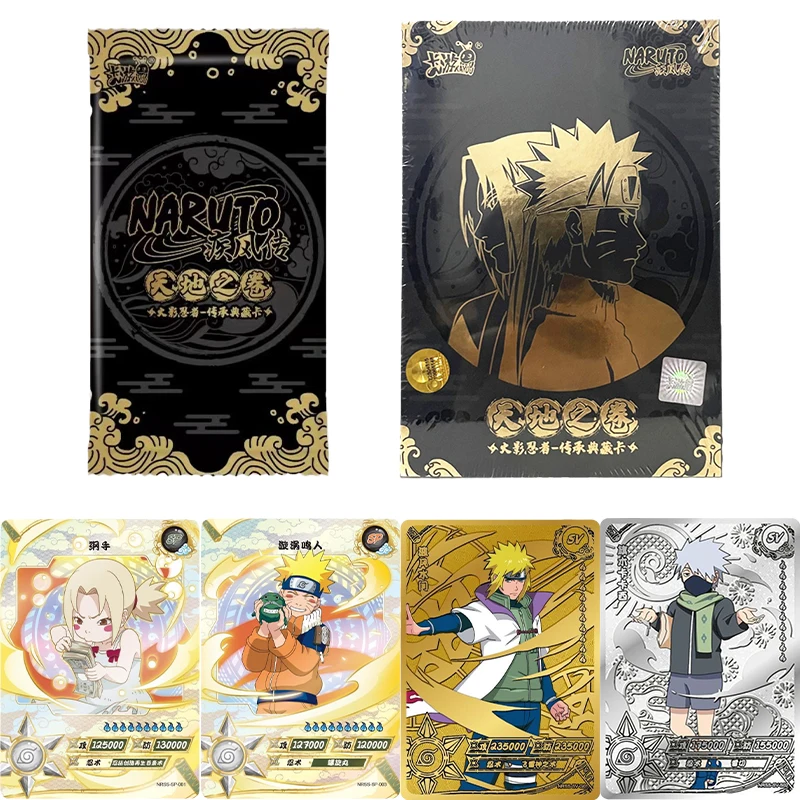 

1/4Box KAYOU Naruto Card 11 Gift Box Rare Kakashi Minato SV SE Collection Card Gift Box Inheritance Heaven and Earth Scroll Box