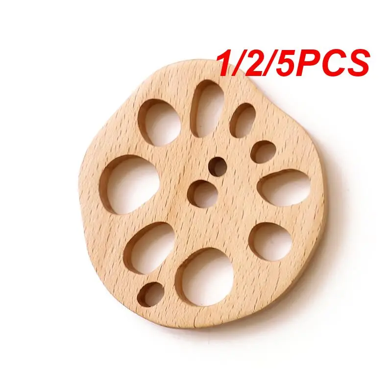 

Beech Lotus Root Pad Kung Fu Tea Cup Coaster Insulation Pad Anti-scald Tea Coaster Wooden Mat Home Table Accessories