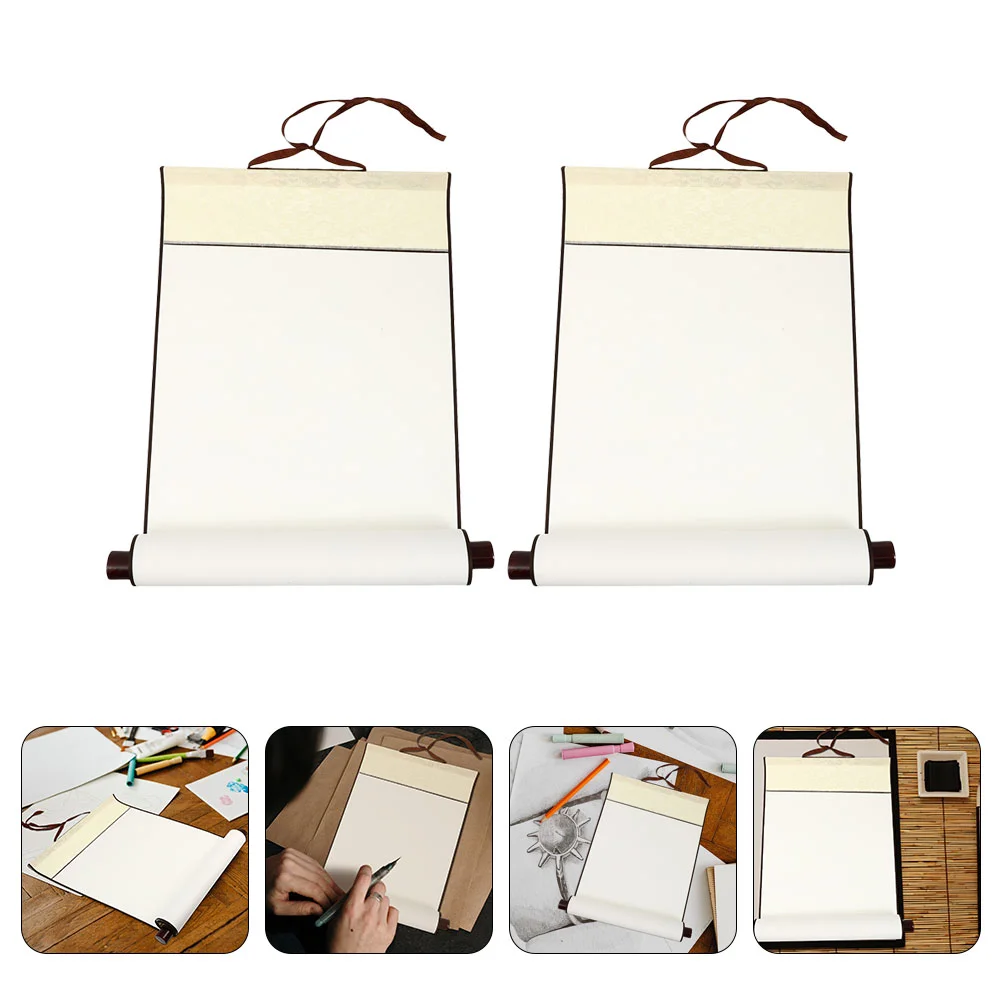 Пустая подвесная прокрутка пустая бумага Xuan художественные настенные прокрутки