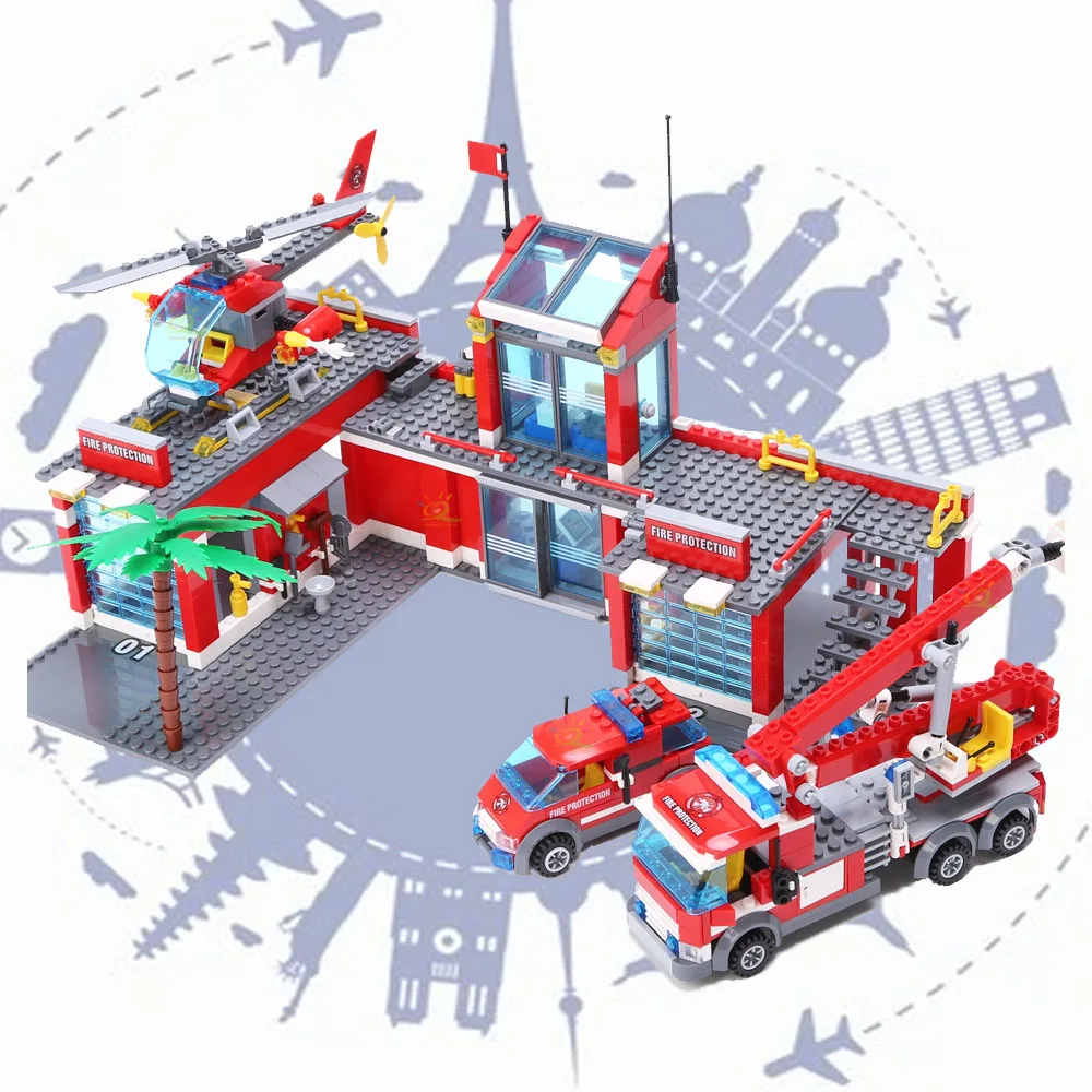 

Детские строительные блоки Fire строительные блоки для грузовиков