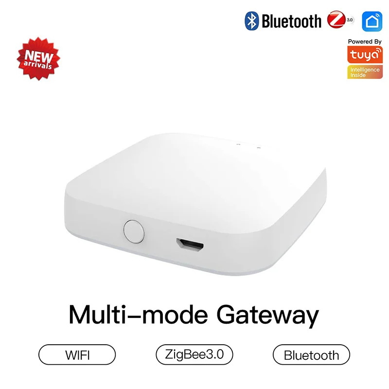 

Контроллер Tuya ZigBee 3, беспроводной хаб с мостом для умного дома, работает с Alexa Google