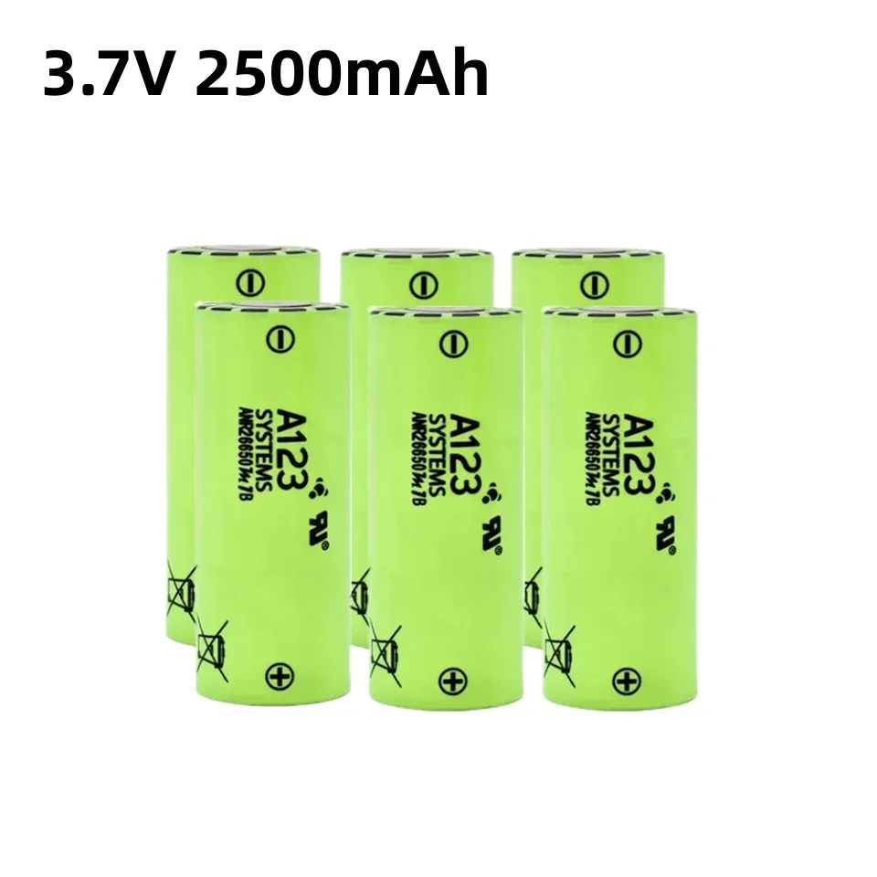 

Factory 2500mAhCylindrical Battery Anr26650m1b Rechargeable Lifepo4 Battery 3.7 V Lifepo4 Battery Cell For Electric Bicycle