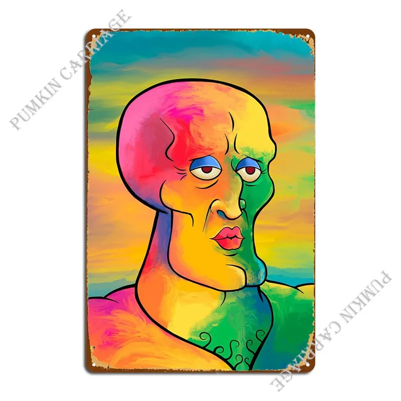 

Красивый металлический плакат с рисунком пещеры