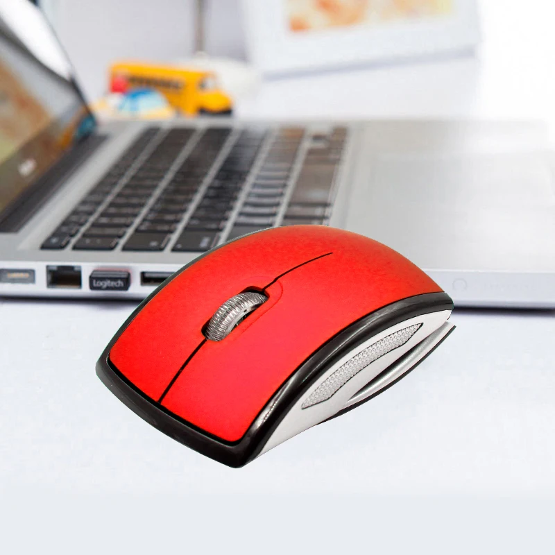 

Foldable Mouse Creative 2.4G Wireless Mouse Optical For Microsoft For Laptop High Quality 1pc