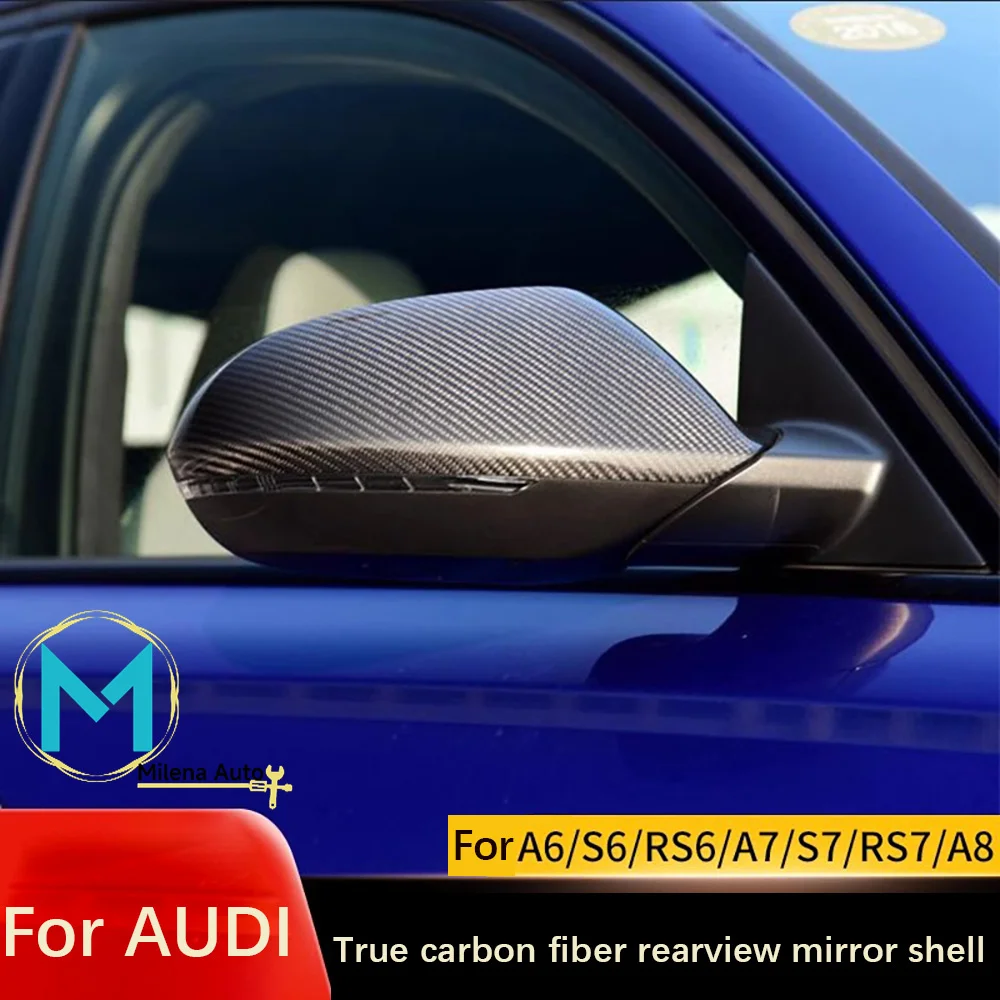 Для Audi A6C8 RS6 C7 A7 RS7 A8 C8 Корпус зеркала заднего вида из углеродного волокна