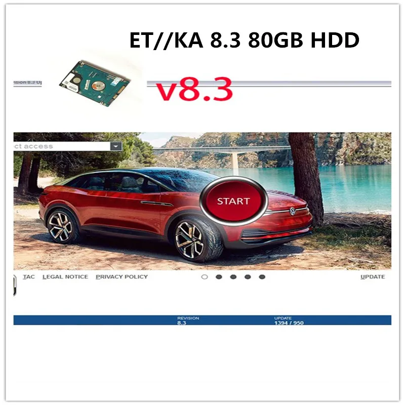 

Каталог электронных запчастей 2021 E T/ K V для автомобилей с поддержкой V/W + AU // DI + SE // AT + SKO // DA, с жестким диском 80 ГБ