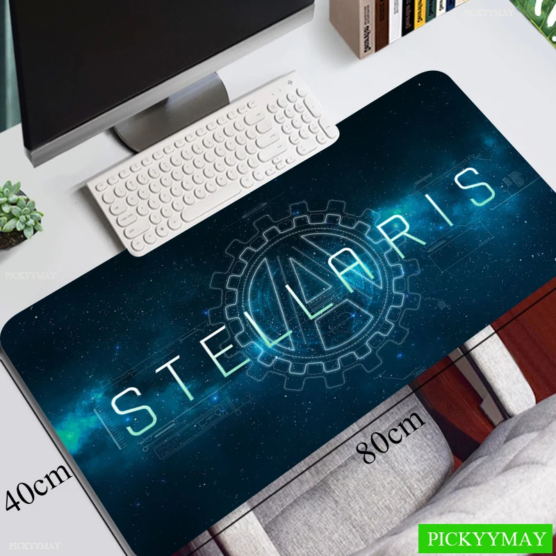 

STELLARIS Mouse Pad Gaming Mousepad Mat Gamer Mouse Mat Keyboard Mat Desk Mat Carpet Mausepad XXL 90x40 For Computer Laptop Pad