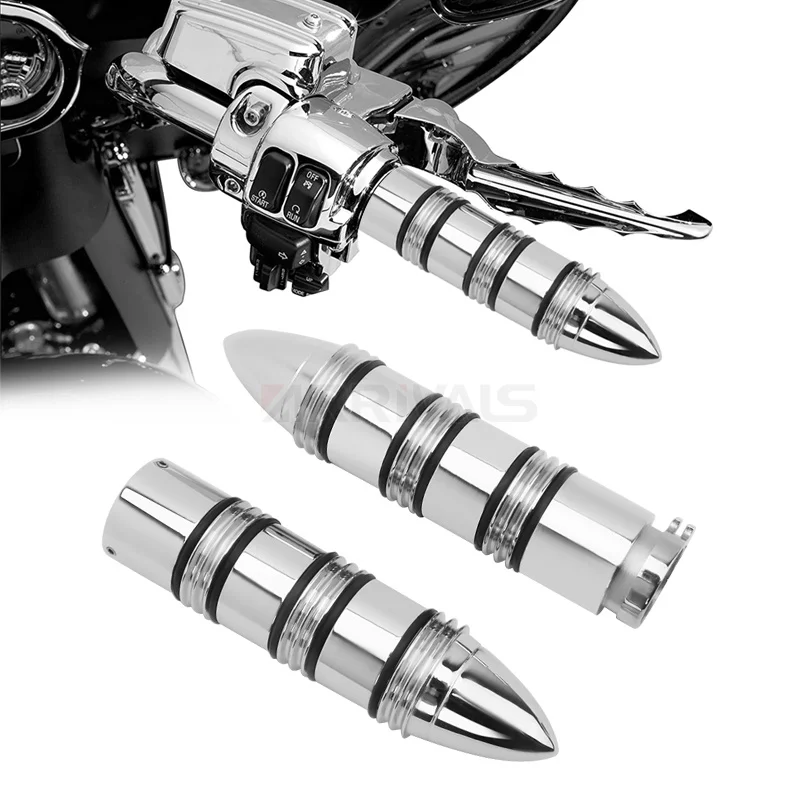 

Motorcycle 1" 25mm Spike Flame Handlebar Handle Hand Grips For Harley Honda Kawasaki Suzuki Yamaha Cruiser Chopper Custom