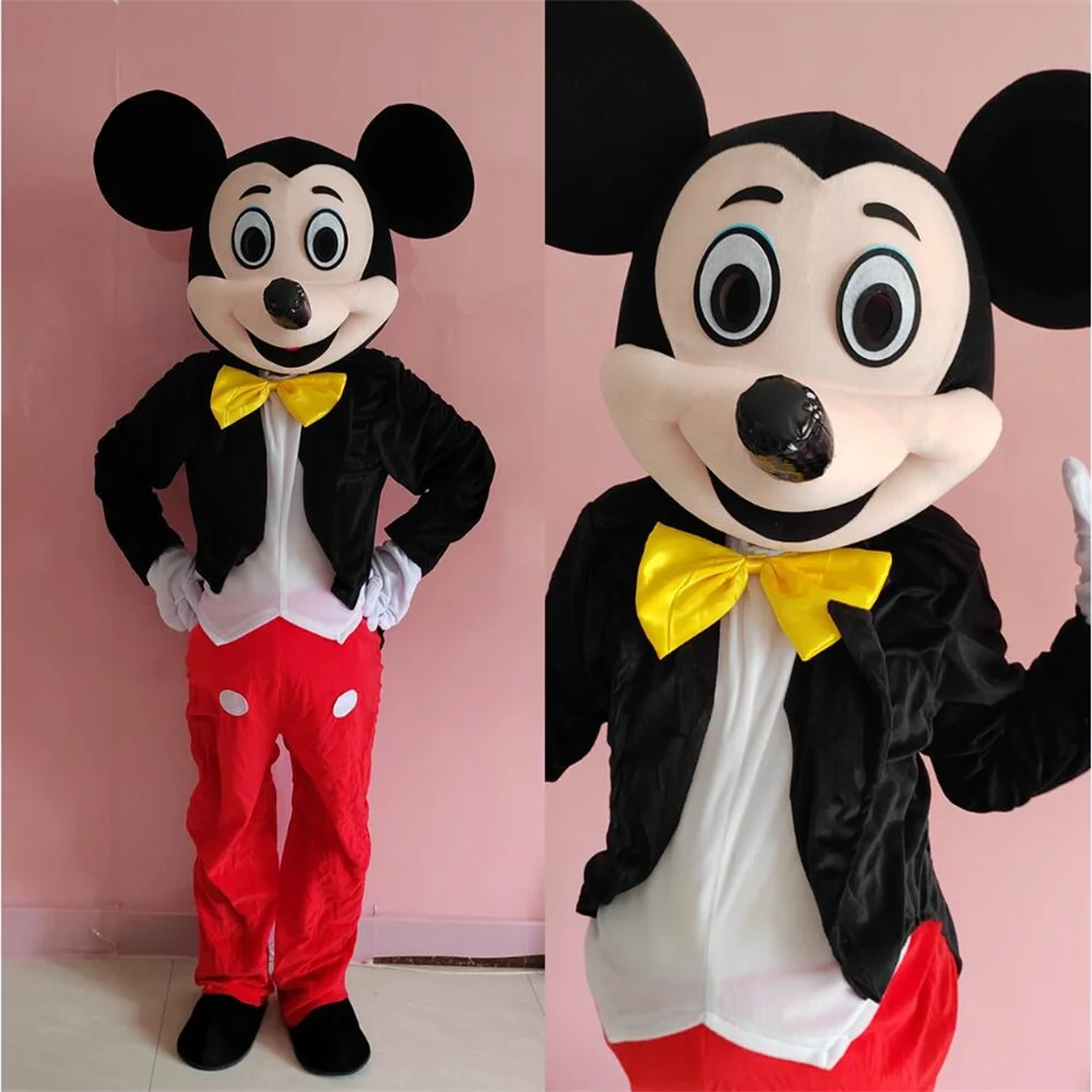 2022 New Disney Mickey Mouse Mascot Costume Winnie the Pooh Cartoon Halloween Fancy Dress Christmas Cosplay Party Event |