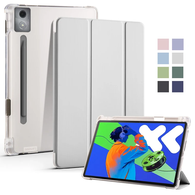 Чехол для Xiaoxin Pad Pro 12 7 2025 с держателем ручки тройная мягкая подставка планшета Lenovo