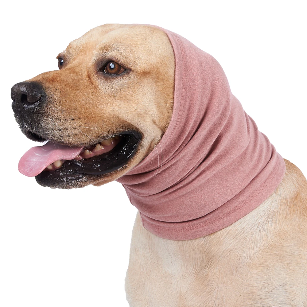 

Dog Grooming Earmuffs Anxiety Relief Noise Soundproof Winter Head Scraf Headband Ear Protection For Dogs Calming Grooming Collar