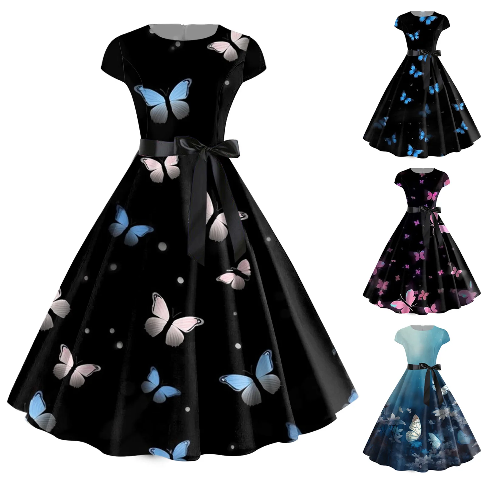 

Women Dress Elegant Knee Length Sleeveless Gown Bridesmaid Cocktail Dresses Top Dress