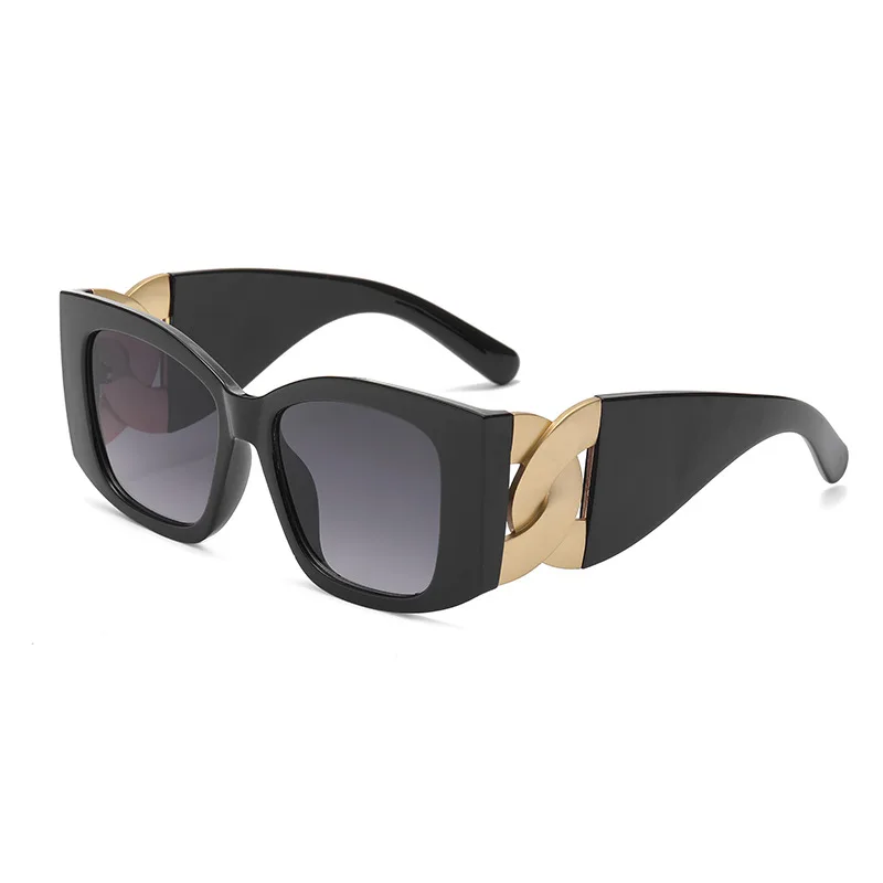 Винтажные Прямоугольные Солнцезащитные Очки Для Женщин Элитный Бренд Модная