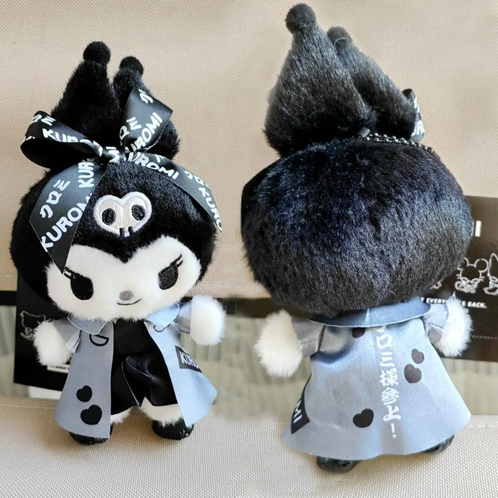 

15 см Sanrioed аниме Kawaii Kuromi черно-белый Легион плюшевые подвеска на рюкзак Kt Cat куклы игрушки Mymelody Дети Рождественский подарок