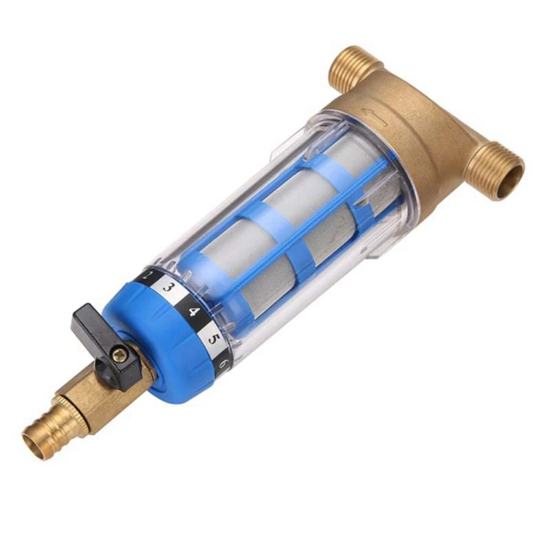 

Top Sale 2X New Stainless Steel Copper Tap Water Purifier Pre-Filter Filtering Mesh