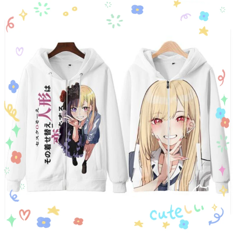 

Женская и мужская толстовка на молнии с капюшоном, в стиле хип-хоп