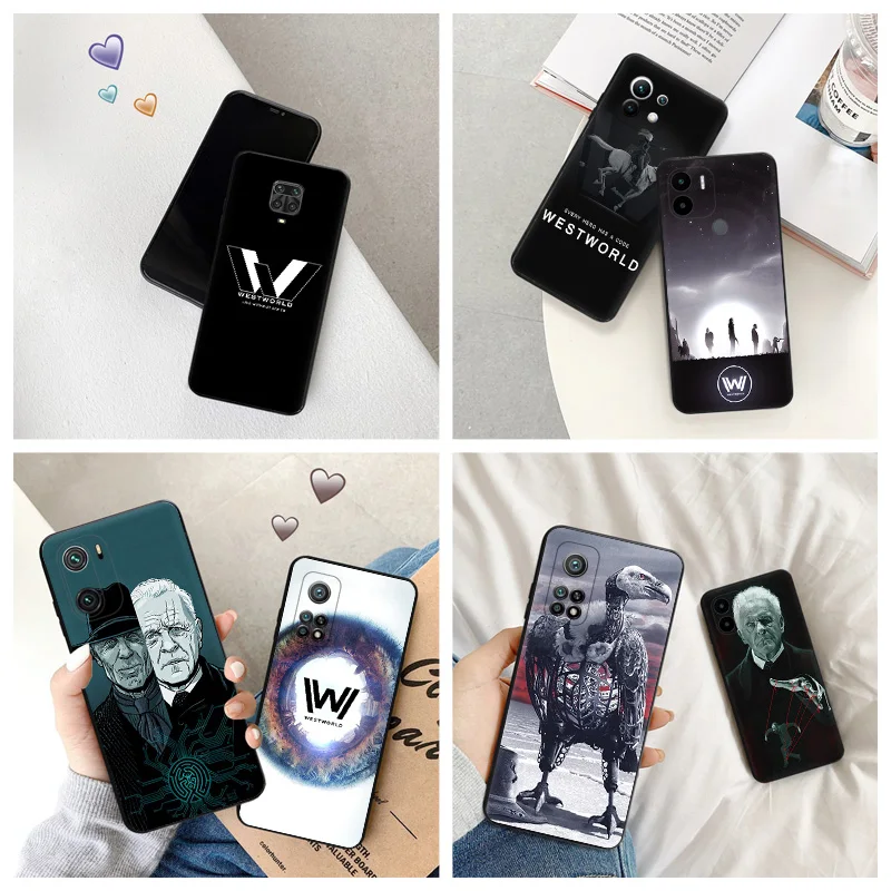 Силиконовые мягкие чехлы для телефонов, чехол для Xiaomi Mi 10 5G 10T A2 8 Westworld TV Series Redmi 10A 10C A1 Plus K60 Pro Note10 Lite 10S