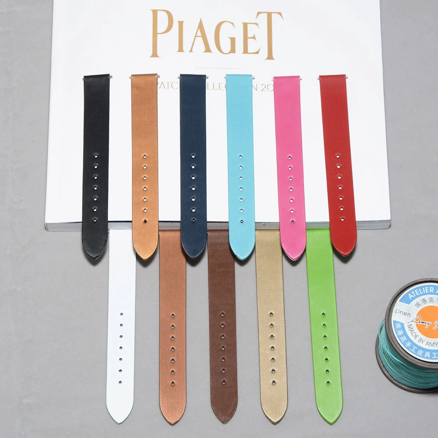 Фото ДЛЯ PIAGET POSSESSION РЕМЕНЬ ДЛЯ ЧАСОВ PIAGET 14 ММ ШЕЛКОВЫЙ РЕМЕНЬ ДЛЯ ЧАСОВ PIAGET №5