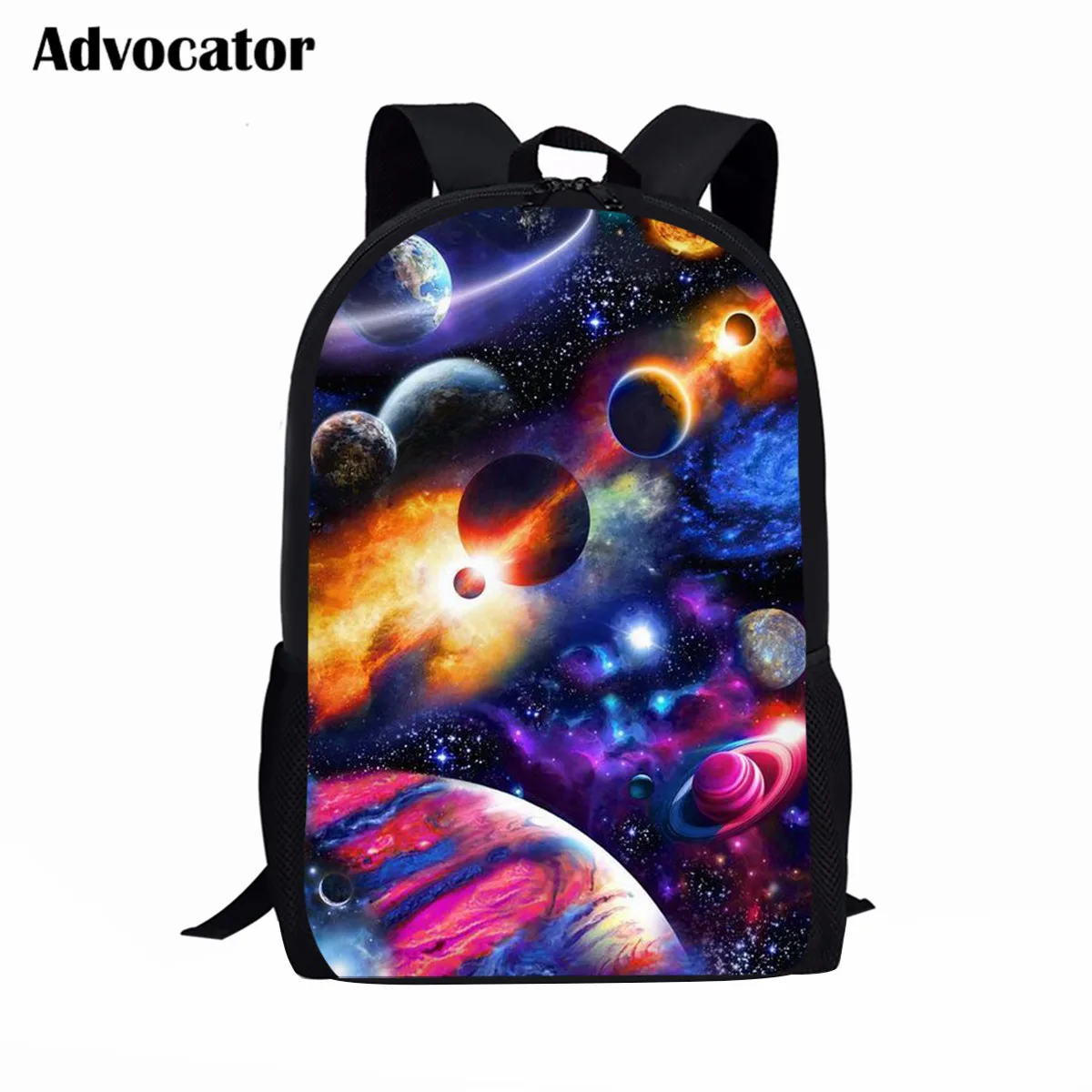 

ADVOCATOR Schoolbags Galaxy Universe Space Backpack Printing for Teenage Girls Star Kids Backpack Boys Schoolbag Mochila Infanti