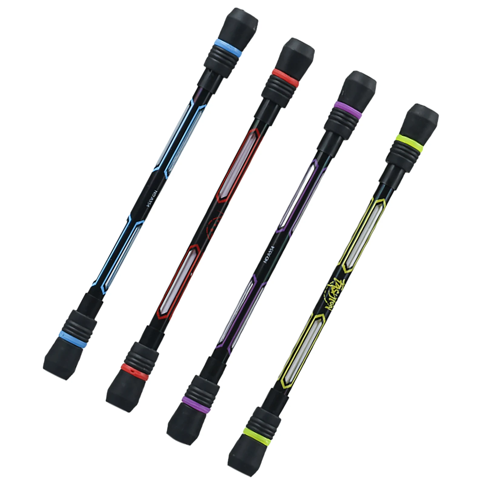 

Спиннинговая ручка, 4 шт., спиннинговая ручка с возможностью записи пальцев, Вращающаяся ручка с противоскользящим покрытием, спиннинговая ...