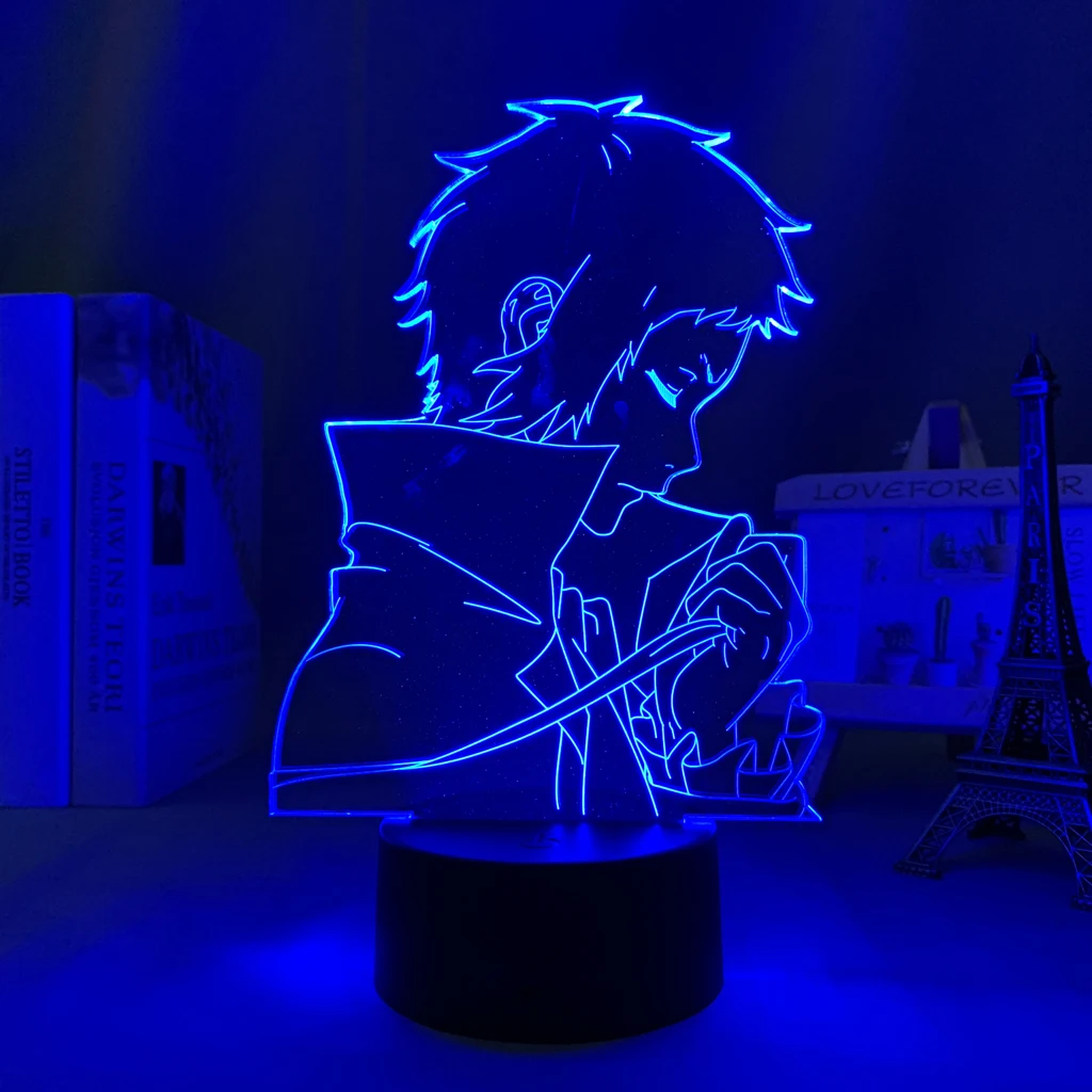 Vadios para Decoração do Quarto Presente das Crianças Sala de Mesa Anime Lâmpada Bungo Cães Nightlight Brithday Manga Luz Led Vadios 3d