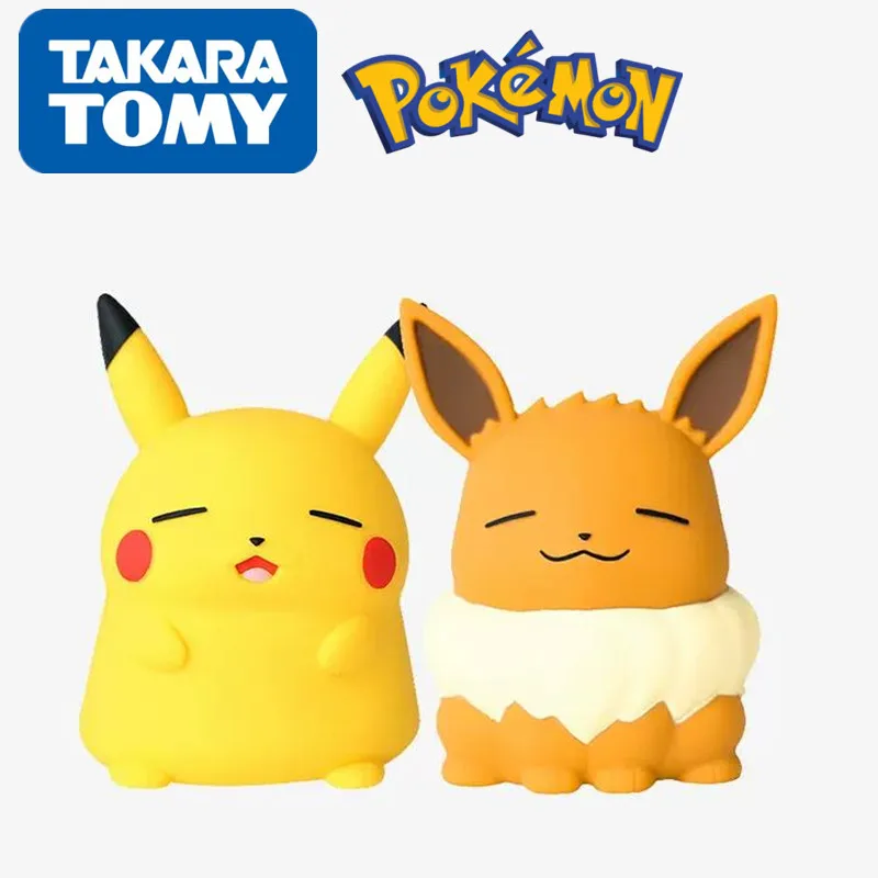 

TAKARA TOMY Pokemon Cute Pikachu Vocal Singing Doll Eevee Swaying Dancing Jumping Electric Toys for Children Christmas Gifts