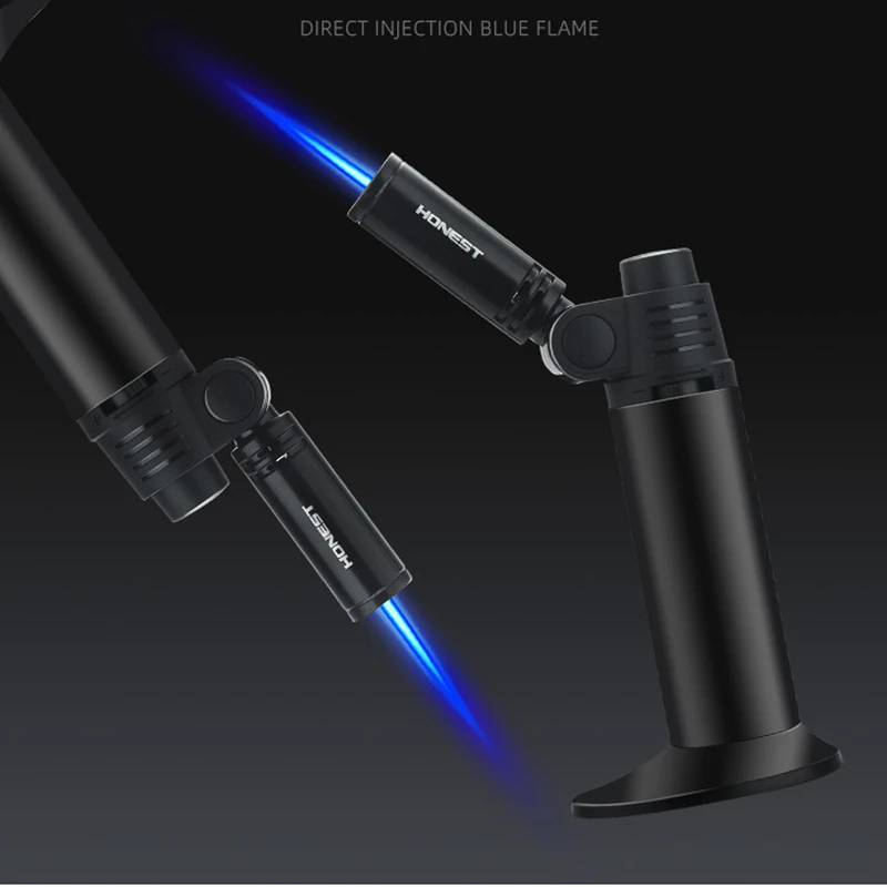 

Honest Powerful Spray Gun Lighter Jet Household Stove Gas Torch Lighter Windproof Metal Outdoor BBQ Tube Jewelry Welding Lighter
