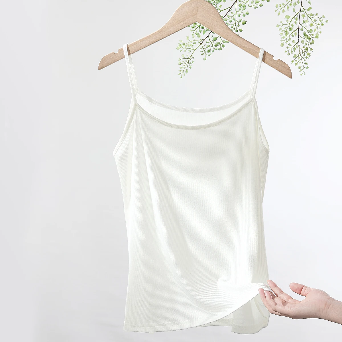 Женский сексуальный топ без рукавов майка из ледяного шелка бюстгальтер пуш-ап