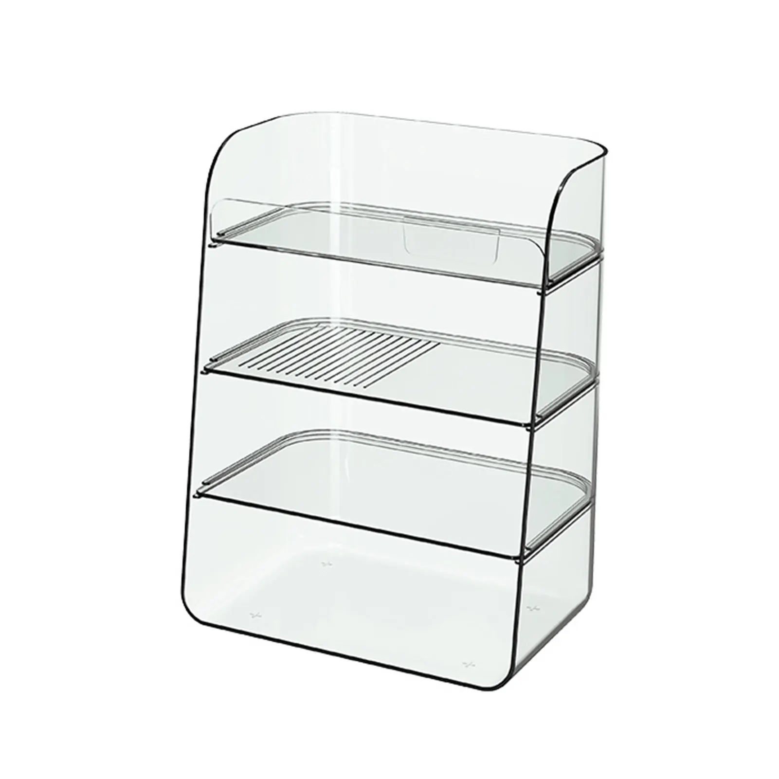 

Прозрачный пластиковый косметический контейнер, компактный держатель для макияжа для косметических принадлежностей